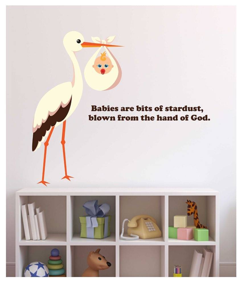     			Wallzone Babies Quotes Sticker ( 70 x 75 cms )
