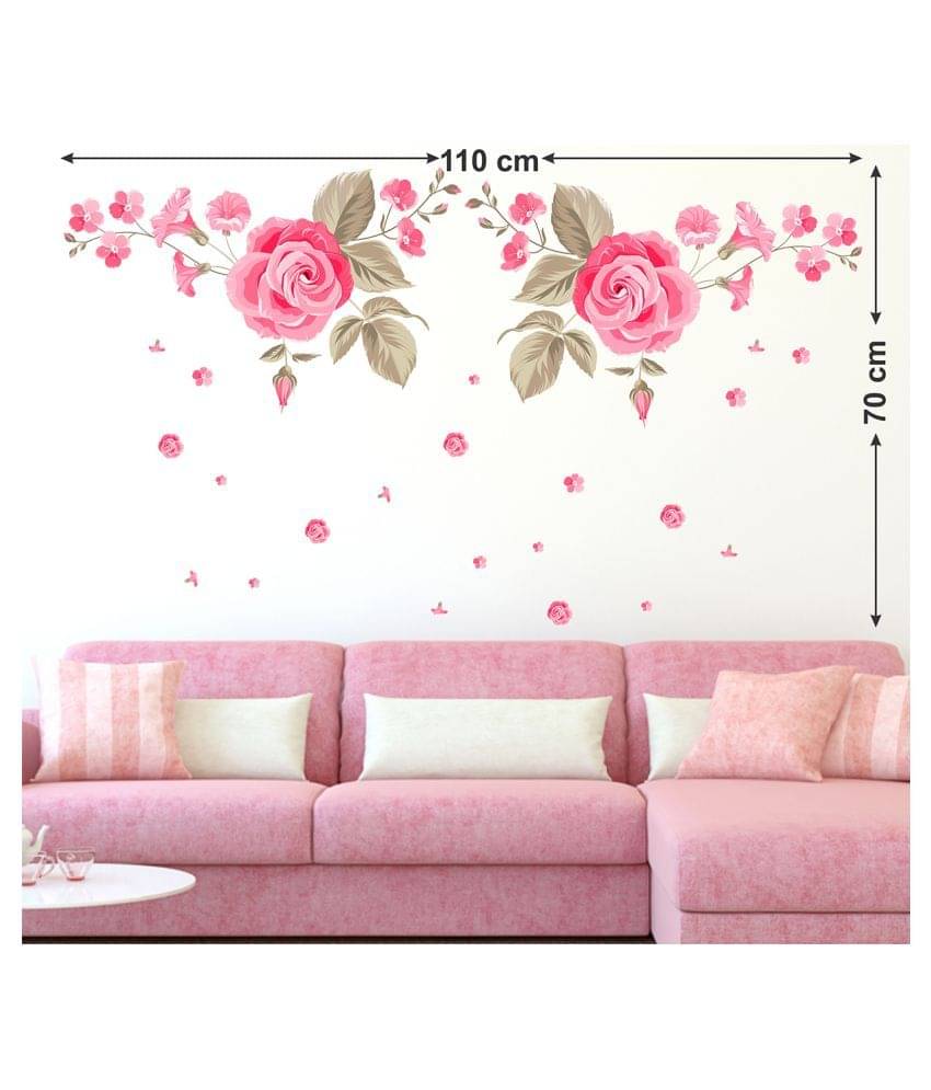     			Wallzone Medium Sticker ( 70 x 75 cms )