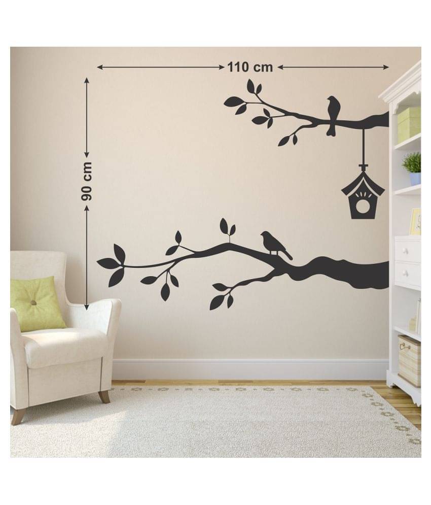     			Wallzone Medium Sticker ( 70 x 75 cms )