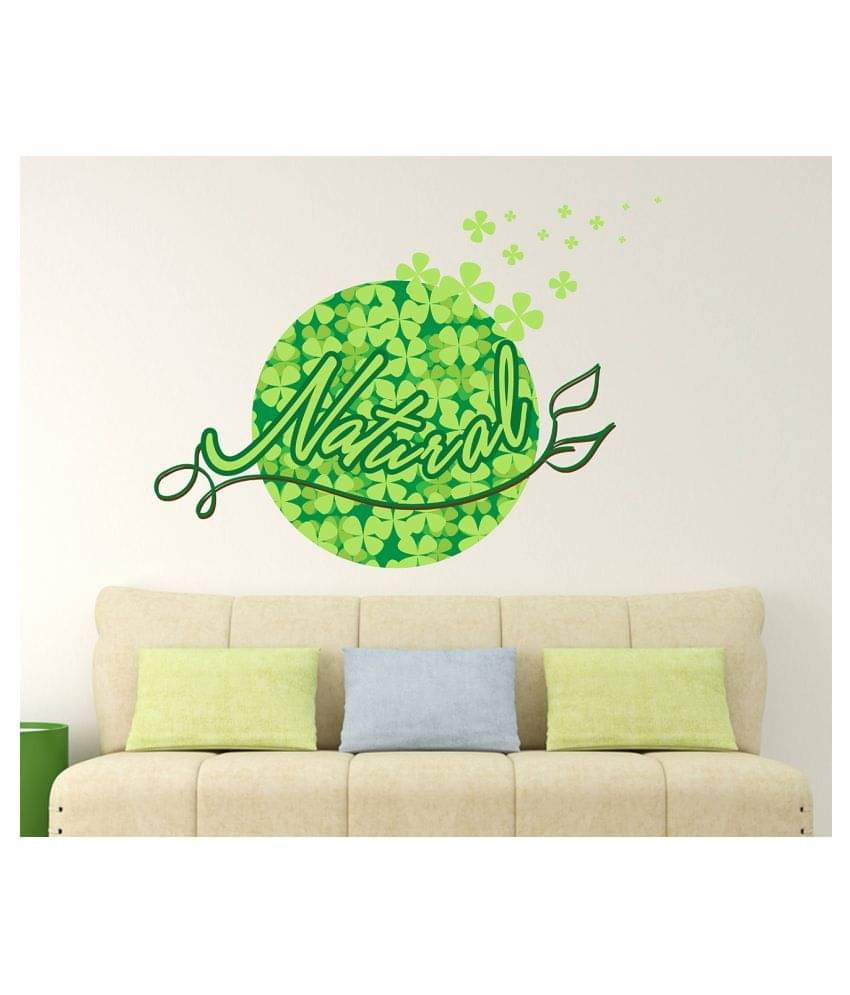     			Wallzone Natural Sticker ( 70 x 75 cms )