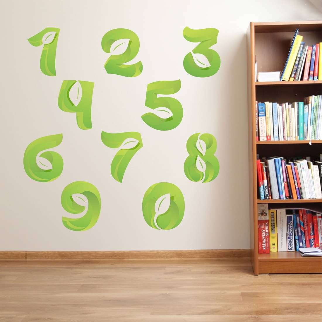     			Wallzone Numbers Sticker ( 70 x 75 cms )