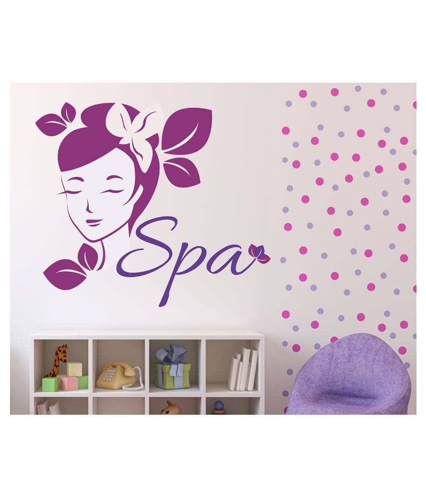 Wallzone Spa Medium Vinyl Wallstickers (80 cm x 70 cm) Sticker ( 70 x 75 cms ) Wallzone Spa Medium Vinyl Wallstickers (80 cm x 70 cm) Sticker ( 70 x 75 cms )