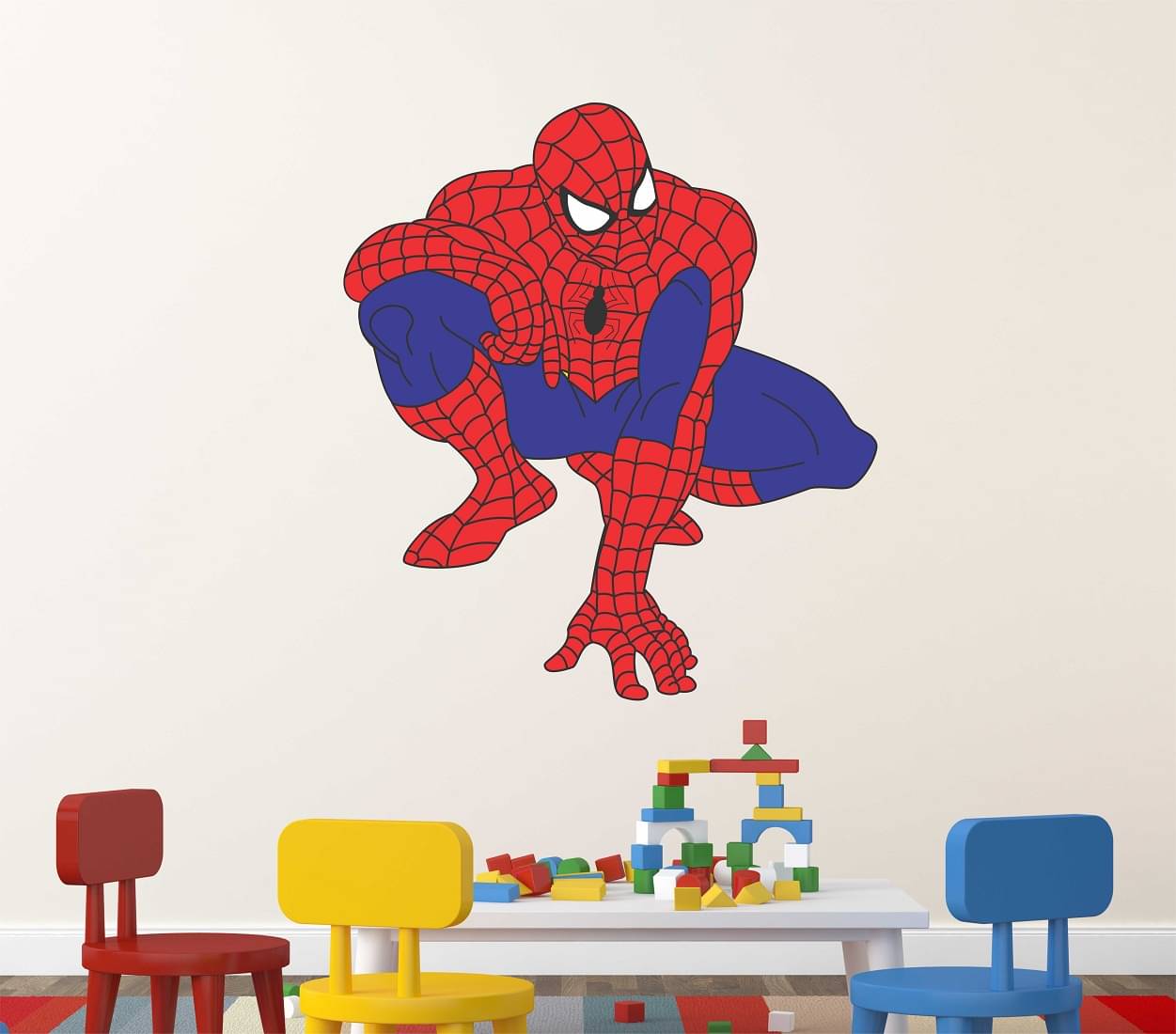     			Wallzone SpiderMan Sticker ( 70 x 75 cms )