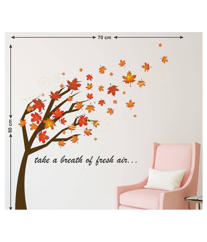 Wallzone Take a Breathe of fresh air Sticker ( 70 x 75 cms ) Wallzone Take a Breathe of fresh air Sticker ( 70 x 75 cms )