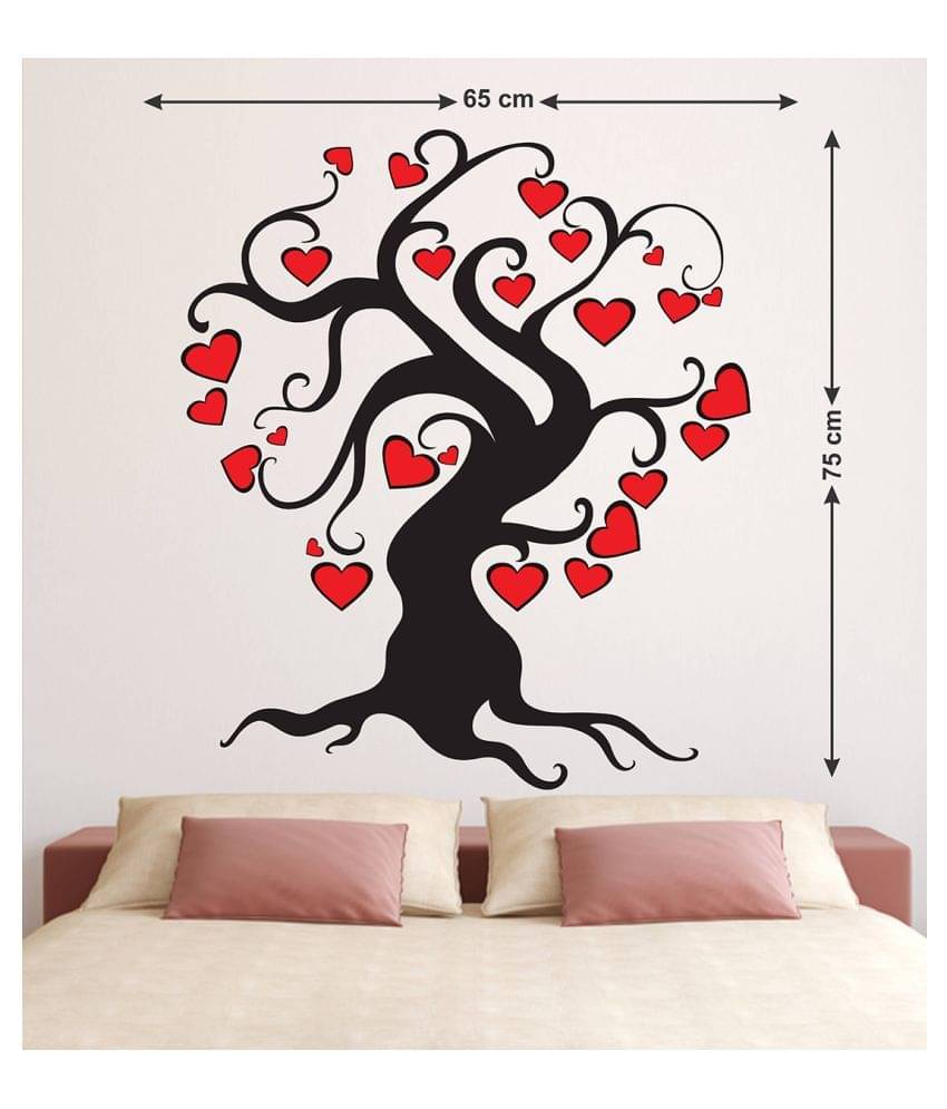     			Wallzone Tree Sticker ( 70 x 75 cms )