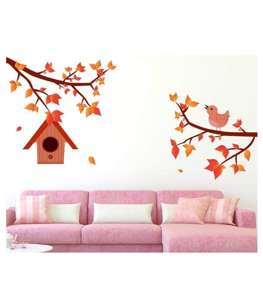     			Wallzone Tree Sticker ( 70 x 75 cms )