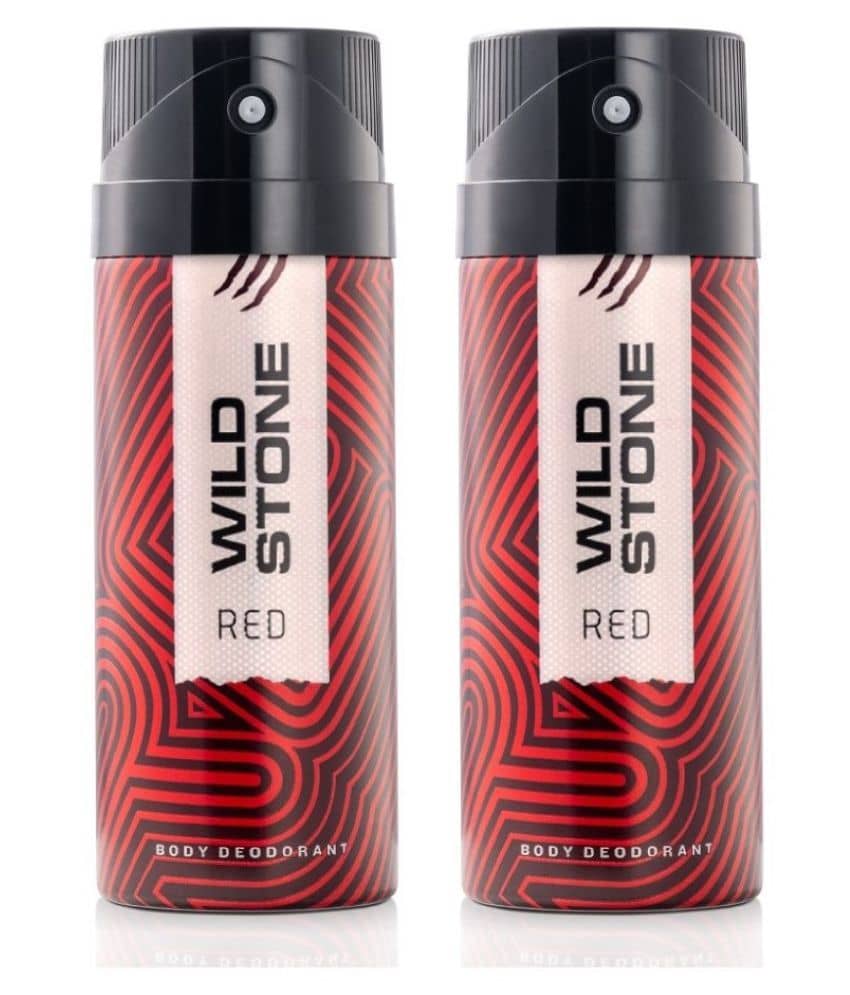 Wild StoneRed Deodorant Spray for Men 150 ml ( Pack of 2 )