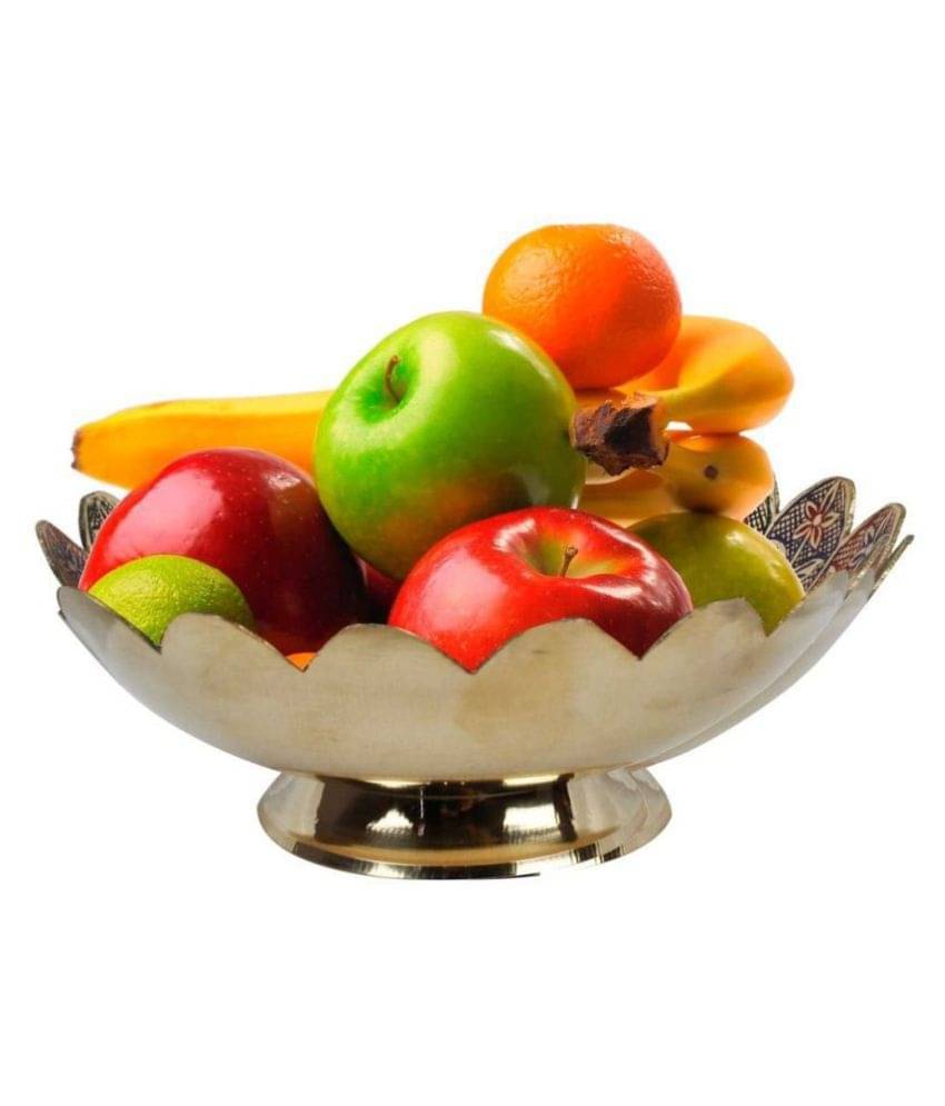     			Craft N Creation Multicolour Brass Decoratives Bowls & Plates - Pack of 1