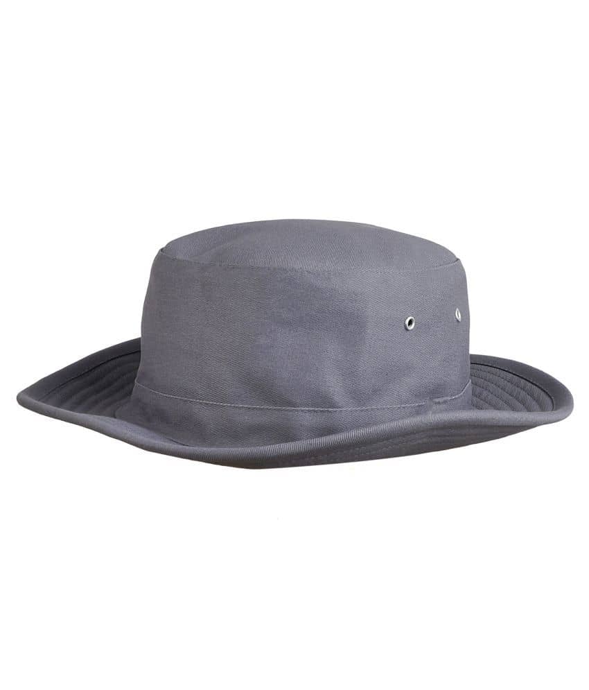 Zacharias Gray Plain Cotton Hats