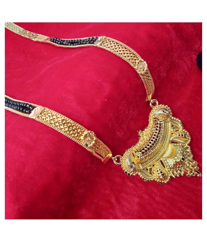 H M PRODUCT Golden Mangalsutra ( Pack of 1 ) H M PRODUCT Golden Mangalsutra ( Pack of 1 )