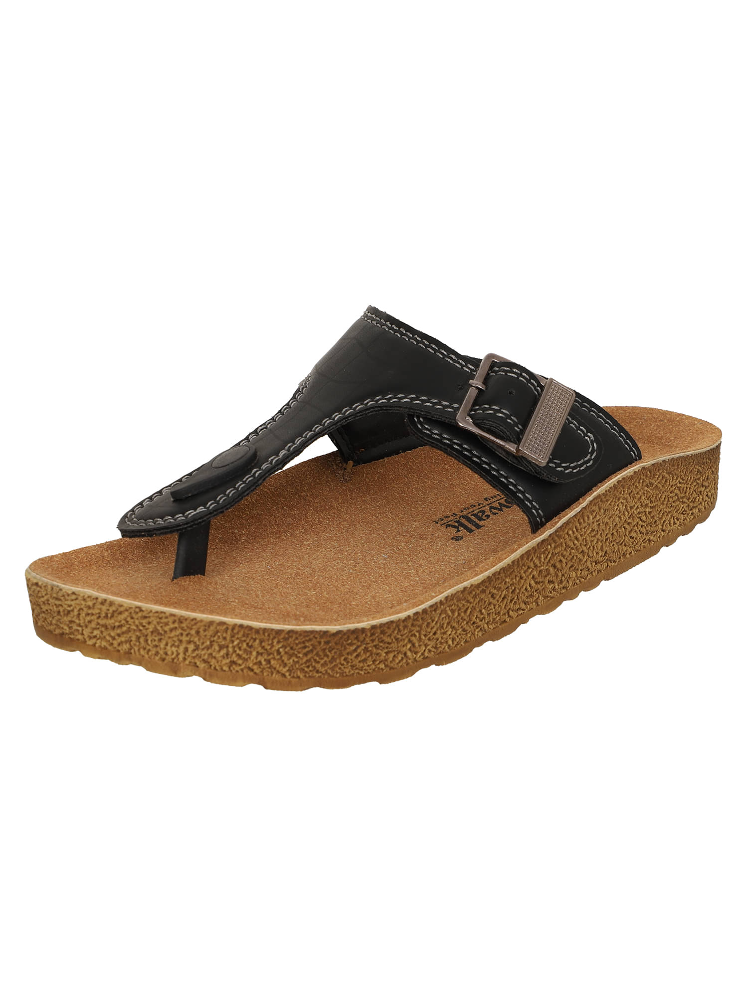     			Aerowalk Black Daily Slippers