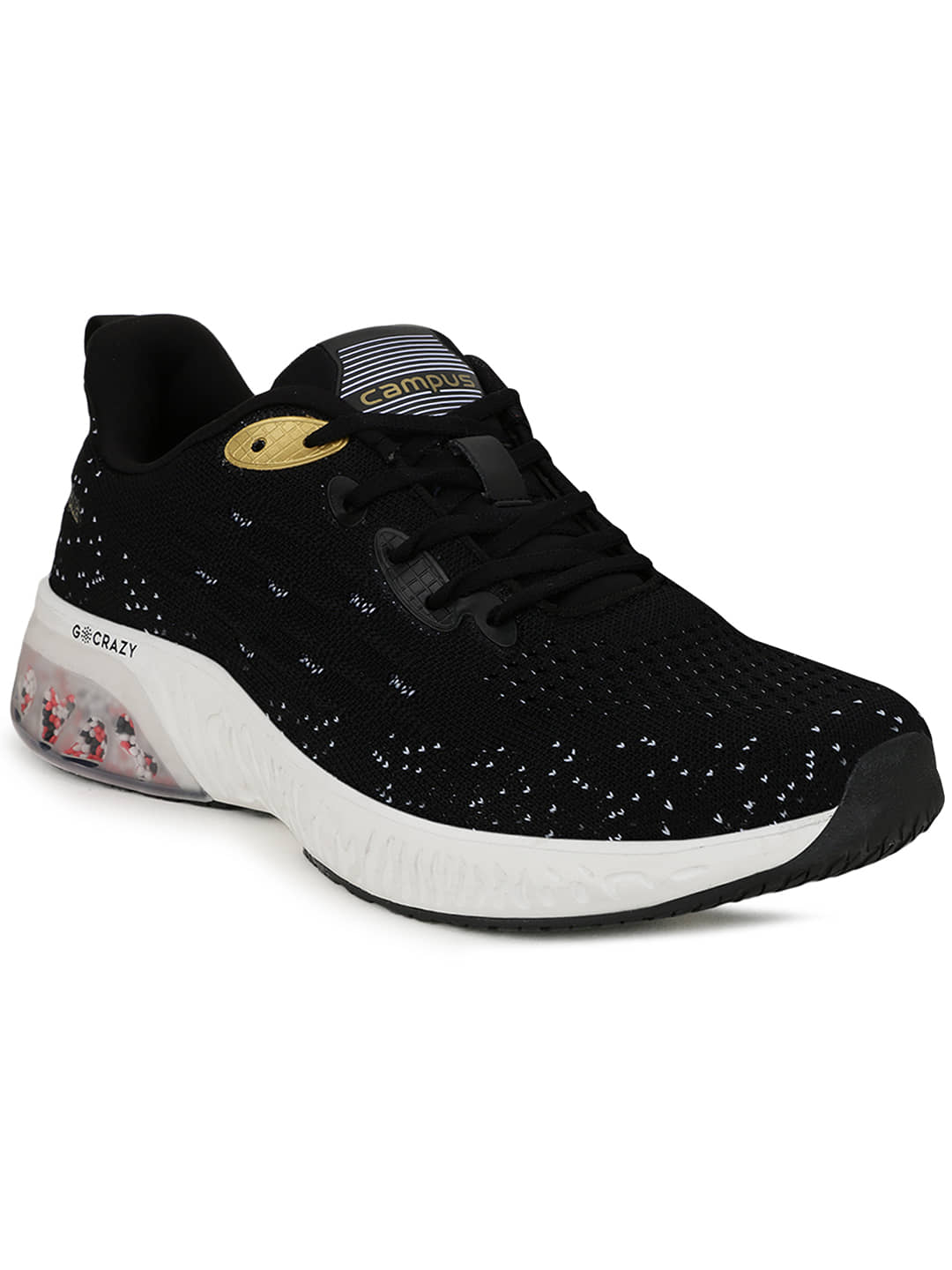 Campus OSLO PRO Black Men's Sports Running Shoes