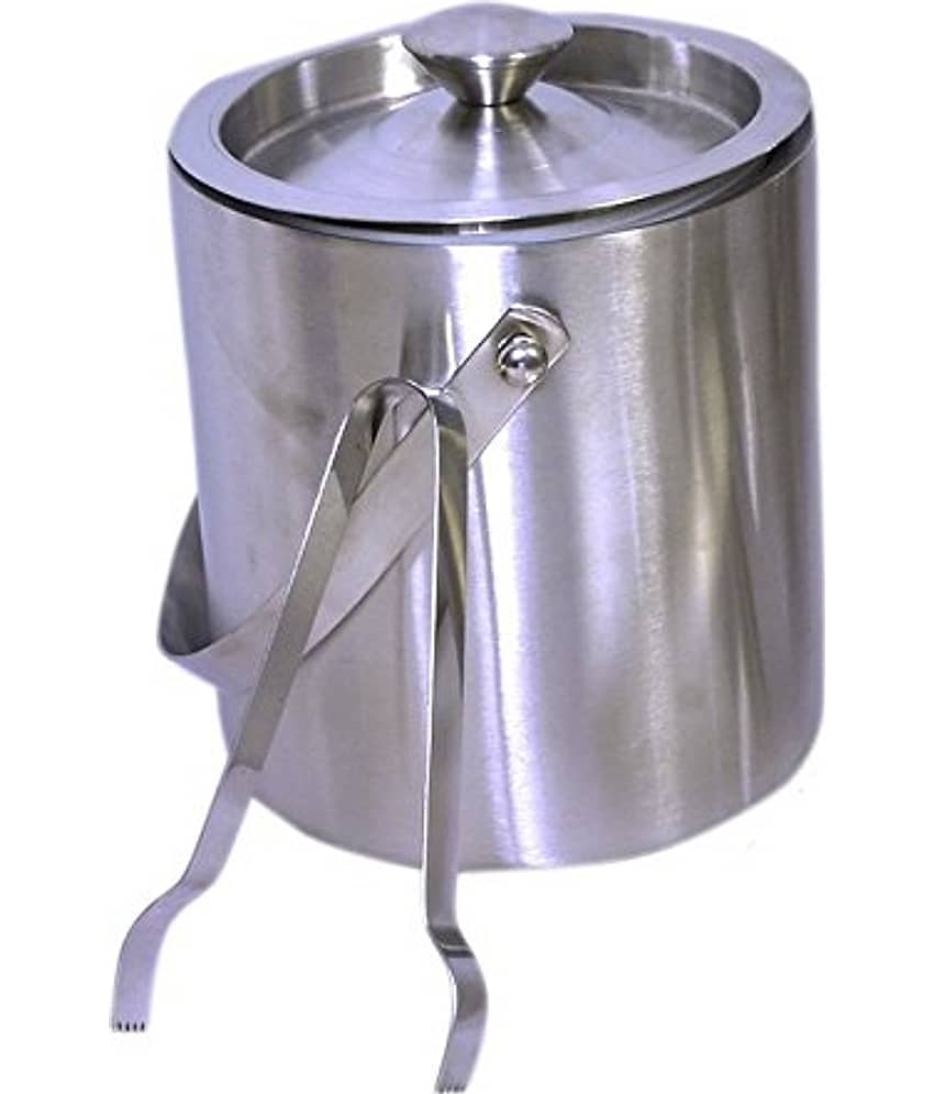 Dynore Silver Double Walled Ice Bucket - Cookware | Buy online on ZillyBuy