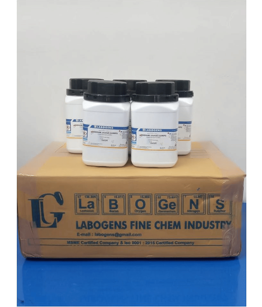 Labogens SODIUM (metal) LUMPS(coated with liquid paraffin) 100gm pack of 10pcs in 1box - Stationery | Buy online on ZillyBuy