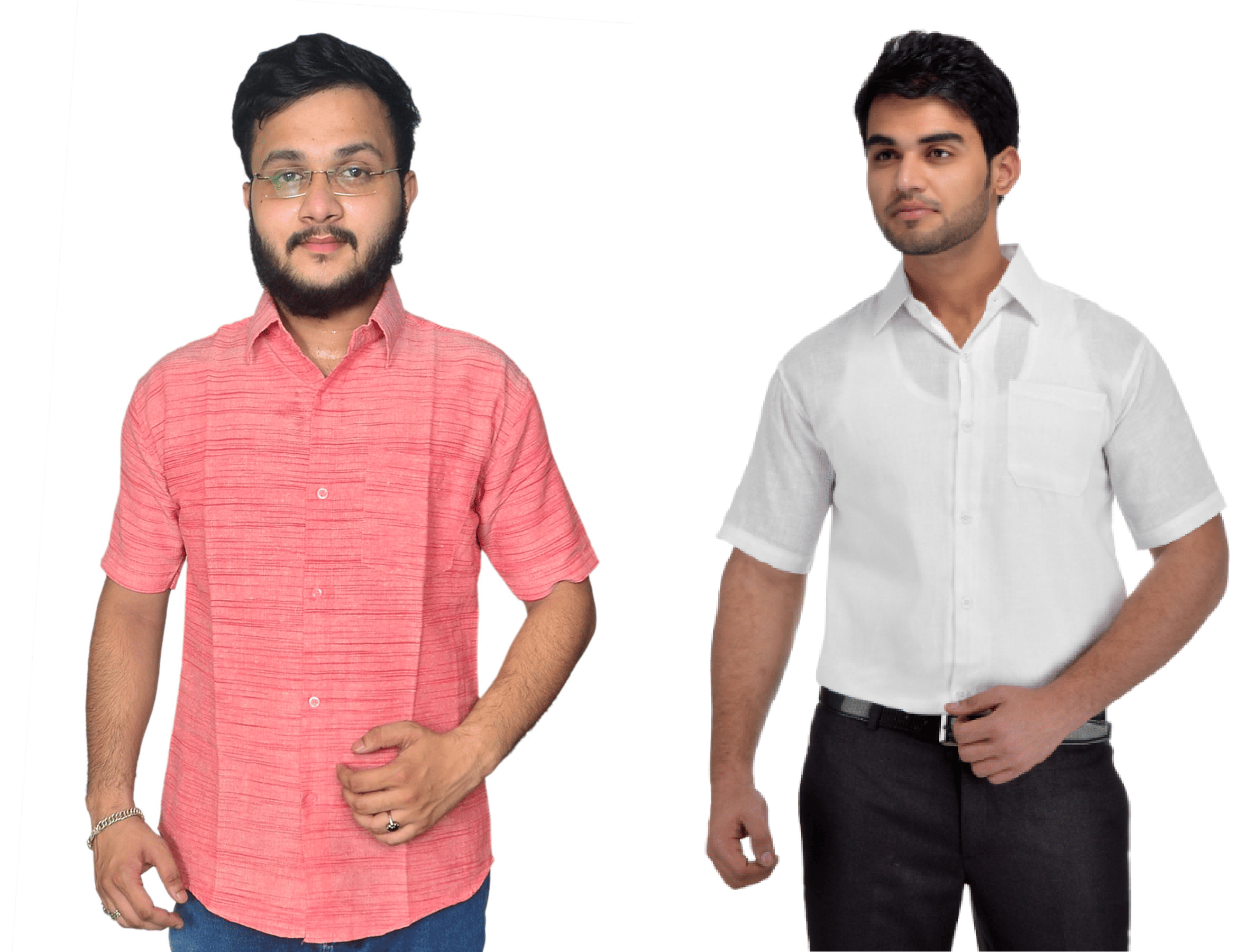 DESHBANDHU DBK Cotton Regular Fit Half Sleeves Men's Formal Shirt - Multi ( Pack of 2 )