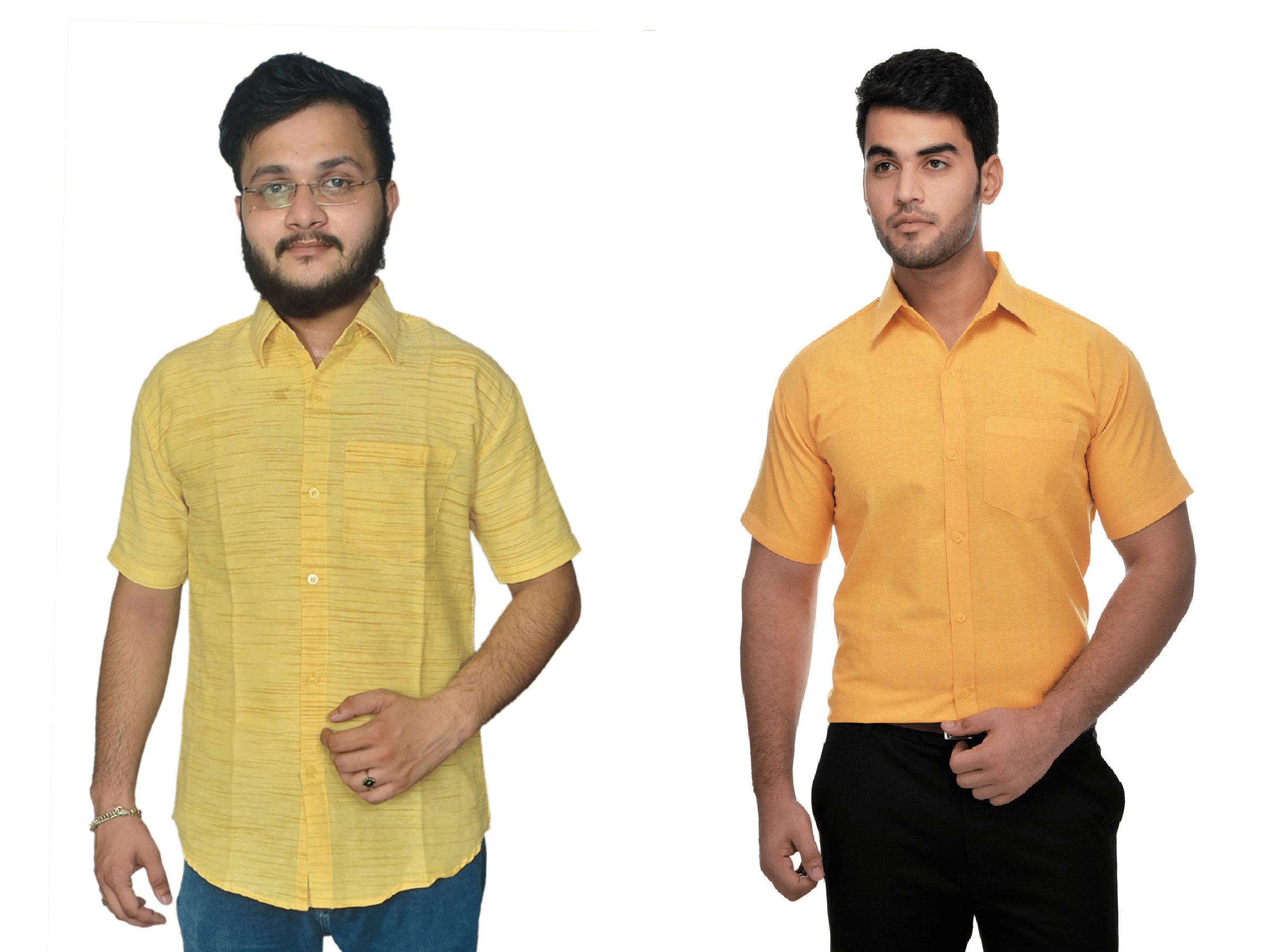 DESHBANDHU DBK Cotton Regular Fit Half Sleeves Men's Formal Shirt - Multi ( Pack of 2 )