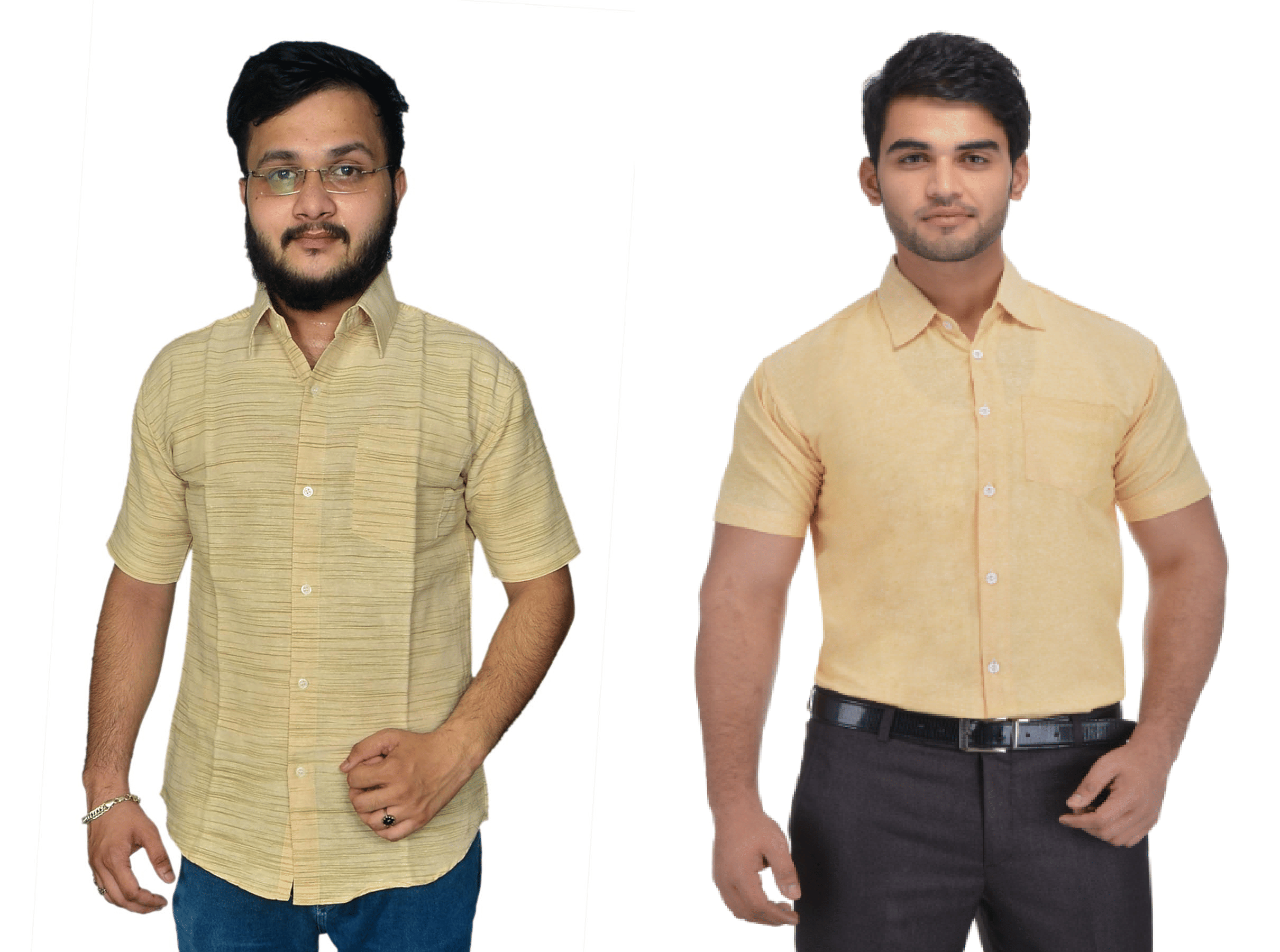 DESHBANDHU DBK Cotton Regular Fit Half Sleeves Men's Formal Shirt - Multi ( Pack of 2 )