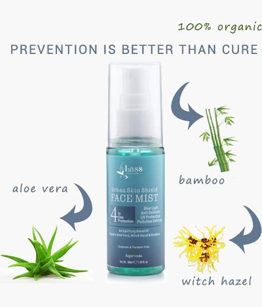 Lass Naturals Lass Naturals Urban Skin Shield 4-In-1 Skin Freshener 80 mL