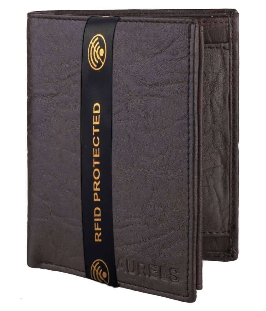 Laurels PU Brown Casual Regular Wallet - Handbags | Buy online on ZillyBuy