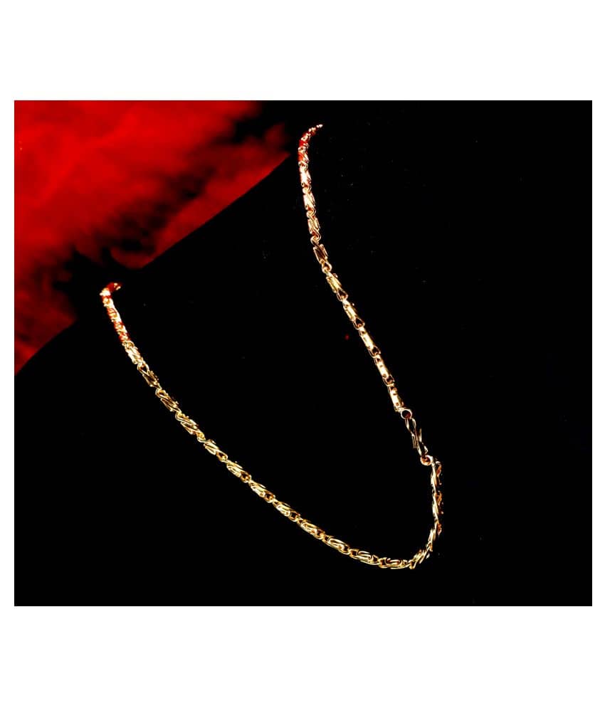 shankhraj mall Gold Plated Chain ( Set of 1 )