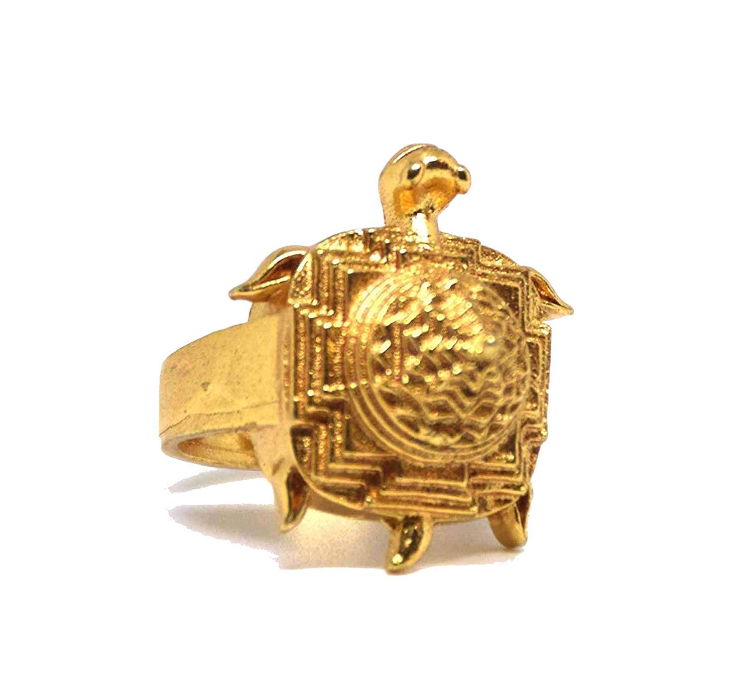 rudra divine golden Meru Ring in sri yantra design adjustable rudra divine golden Meru Ring in sri yantra design adjustable
