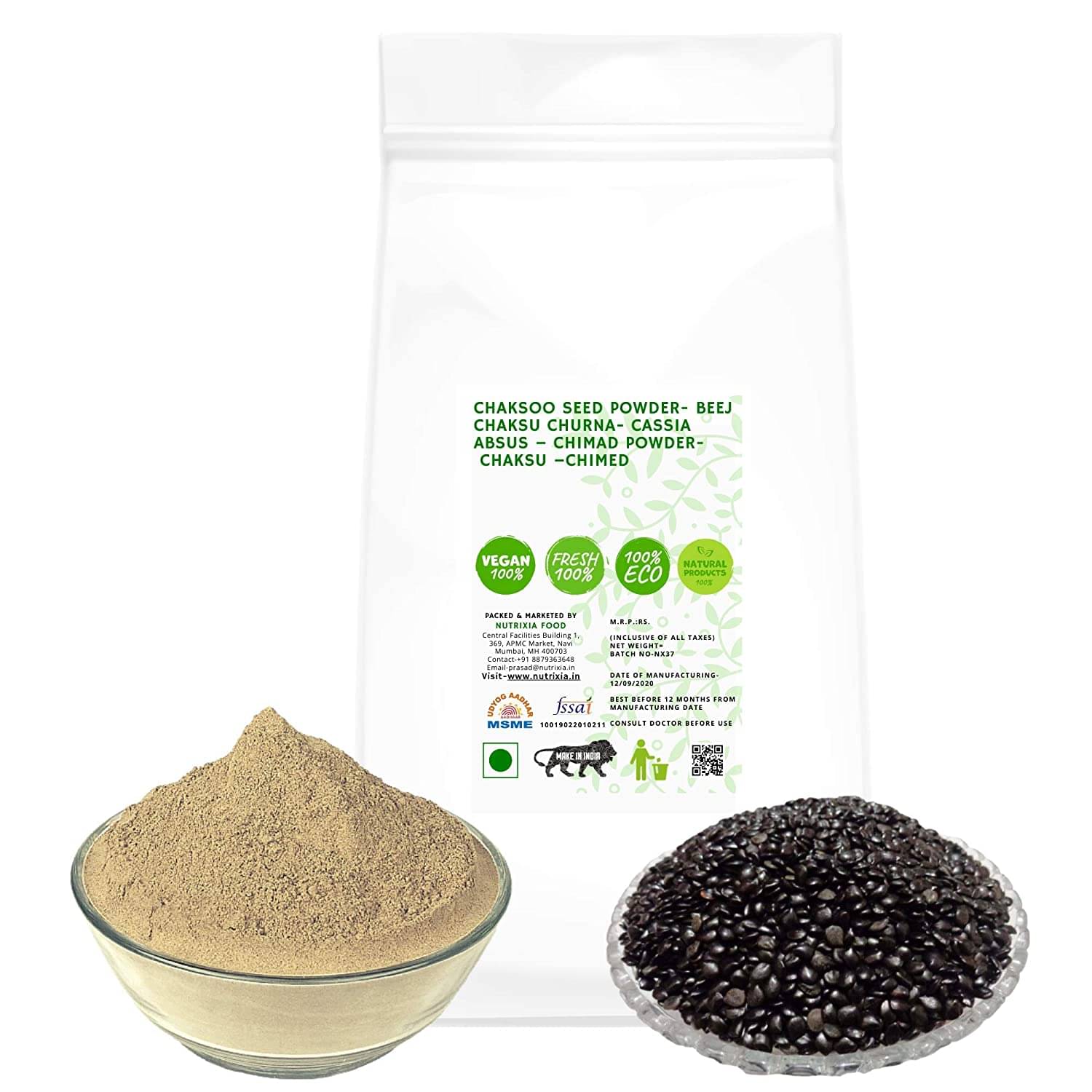 Nutrixia Food Chaksoo Seed Powder Powder 100 Gm Pack of 1 Nutrixia Food Chaksoo Seed Powder Powder 100 Gm Pack of 1