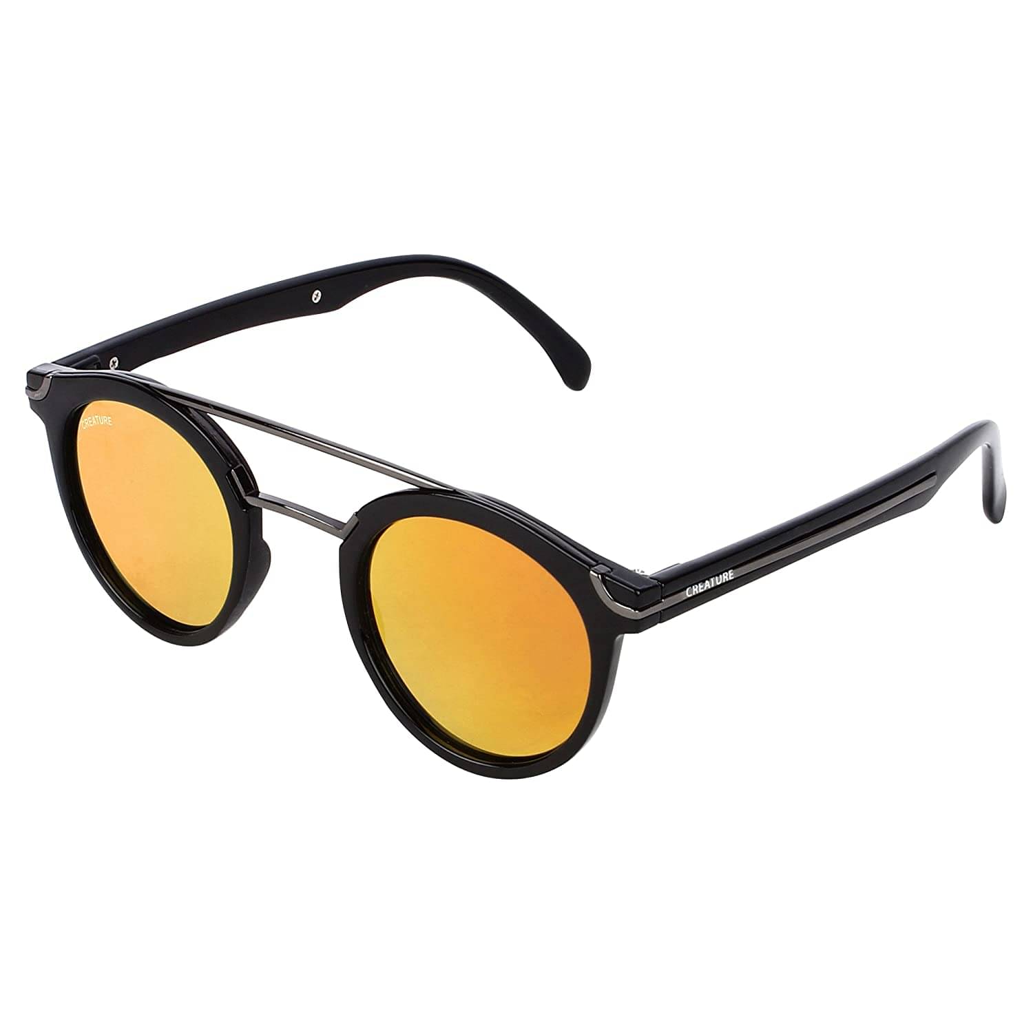 Creature - Black Round Sunglasses ( Pack of 1 )     			Creature - Black Round Sunglasses ( Pack of 1 )