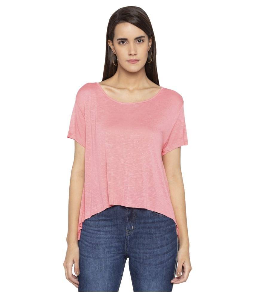 Globus Polyester Regular Tops - Pink     			Globus Polyester Regular Tops - Pink