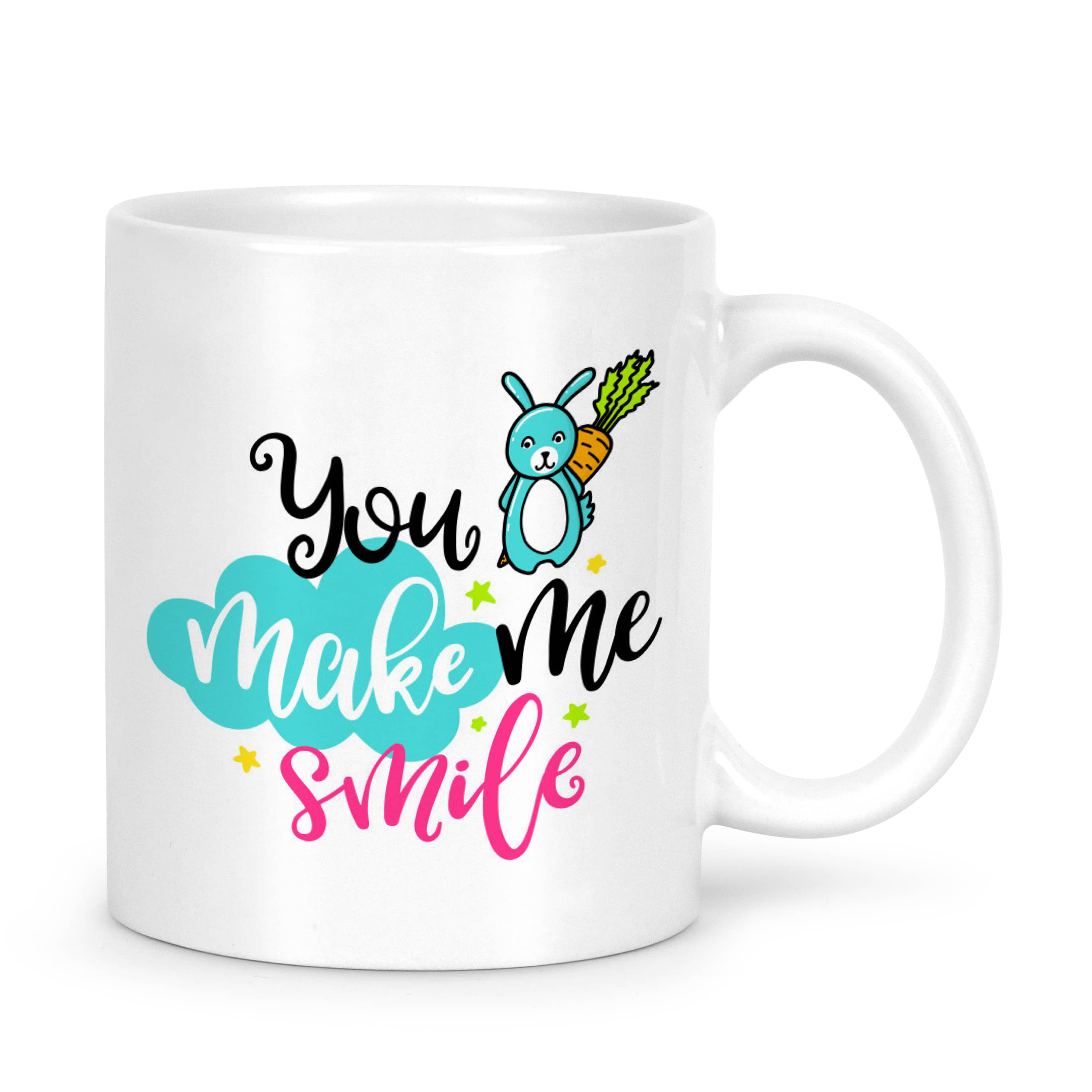 Idream Quote Printed Ceramic Coffee Mug 1 Pcs 330 mL
