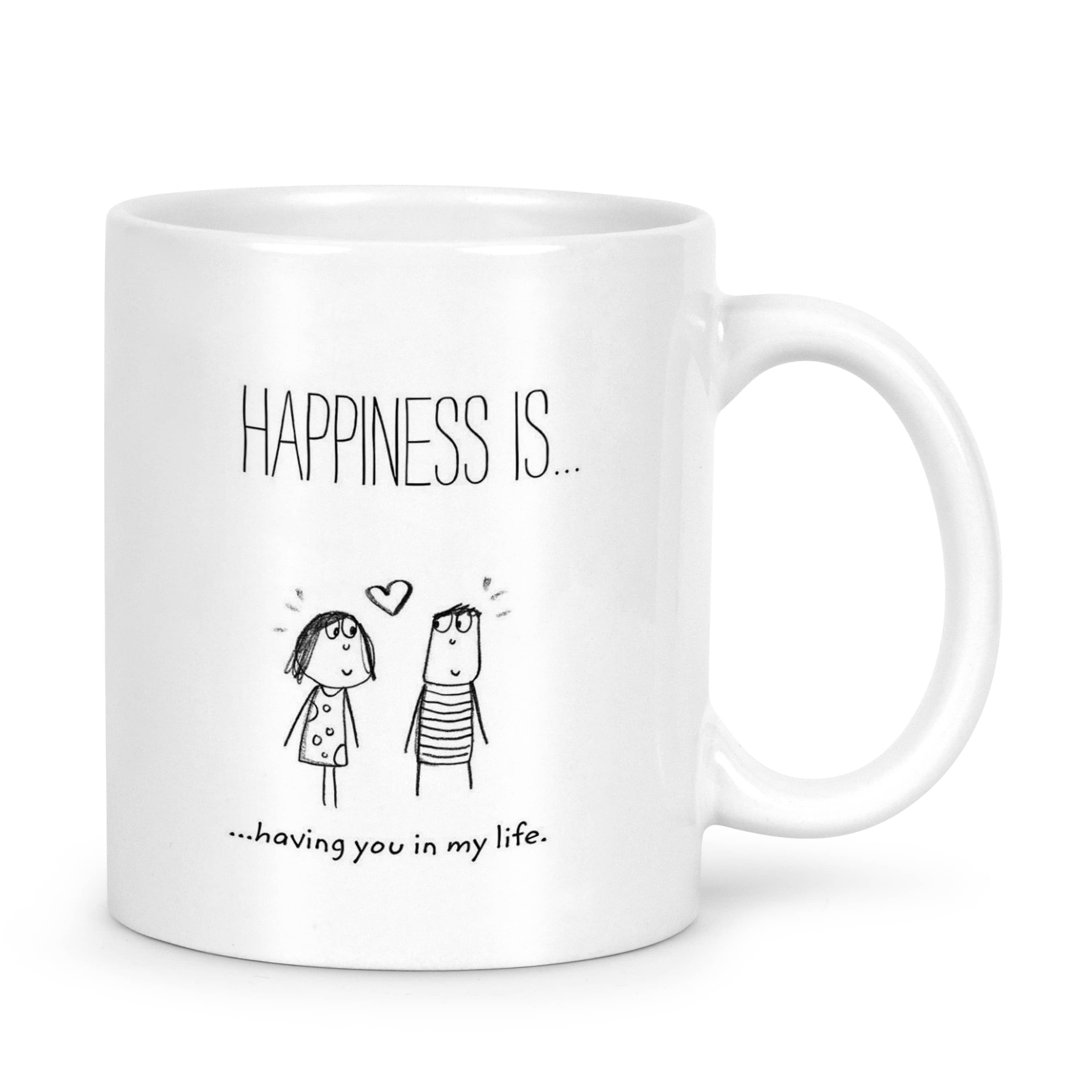 Idream Quote Printed Ceramic Coffee Mug 1 Pcs 330 mL