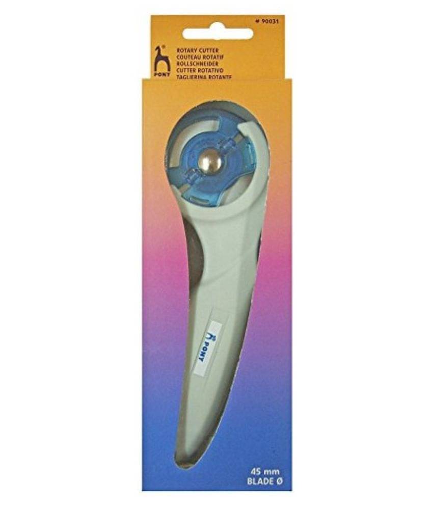 Vardhman Pony Heavy Duty Rotary Cutter With Thumb Cushion Big Size-45Mm Vardhman Pony Heavy Duty Rotary Cutter With Thumb Cushion Big Size-45Mm