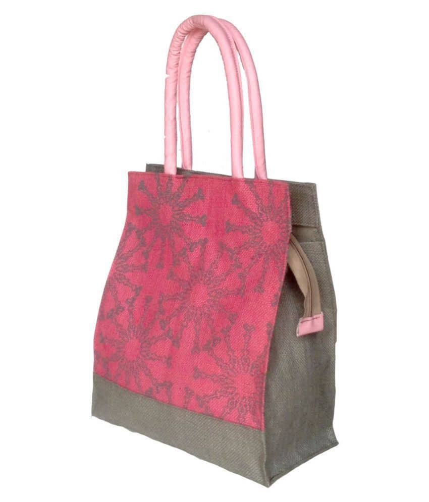 Foonty Jute Lunch Bag - Handbags | Buy online on ZillyBuy