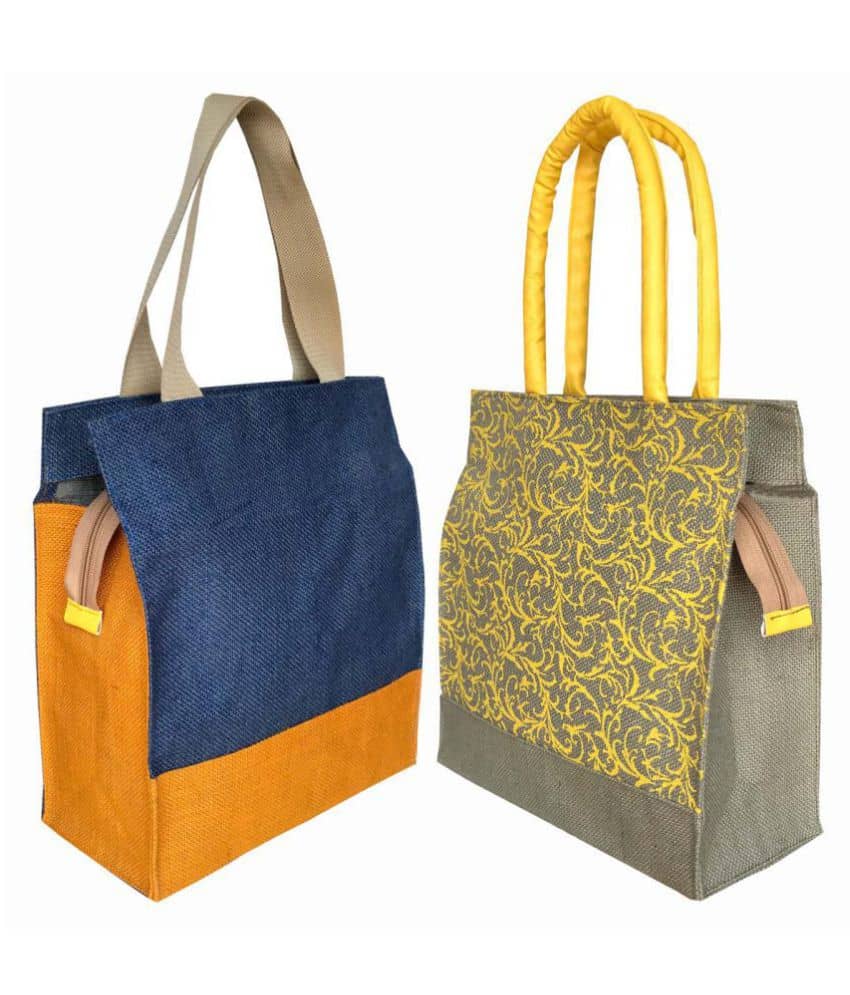 Foonty Jute Lunch Bag - Handbags | Buy online on ZillyBuy