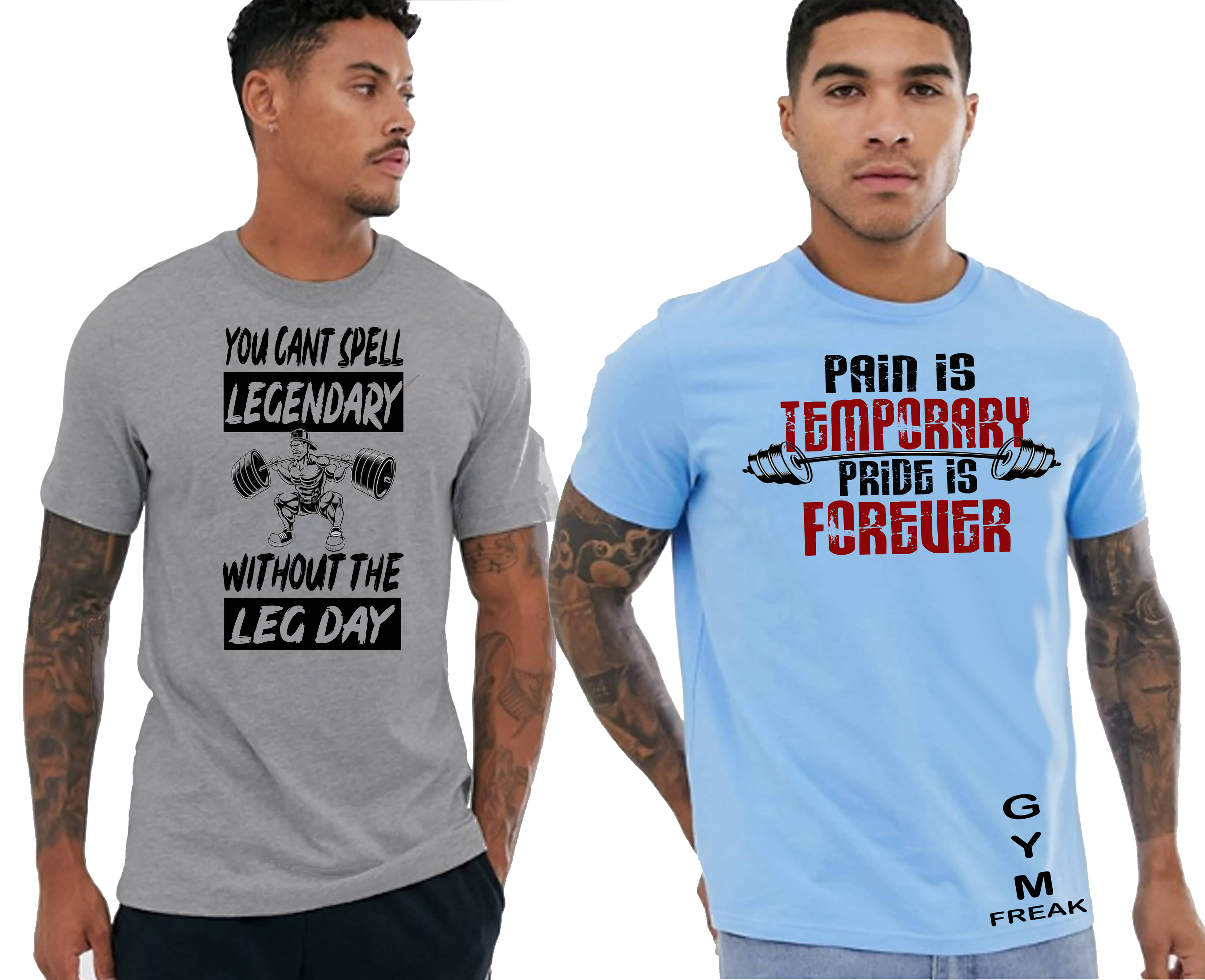 HVN Pack of 2 Polyester Regular Fit Men's T-Shirt ( Multi )