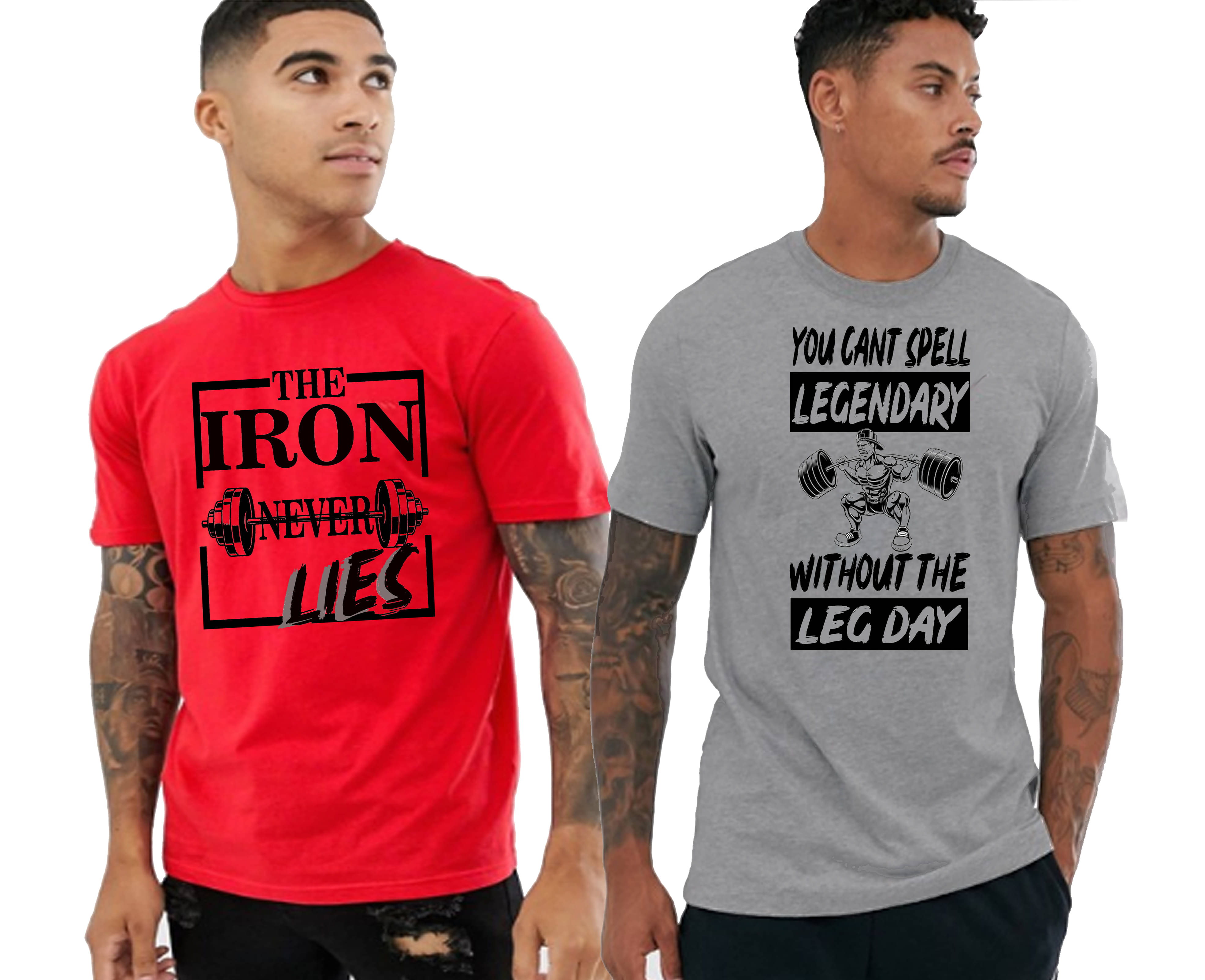 HVN Pack of 2 Polyester Regular Fit Men's T-Shirt ( Multi ) HVN Pack of 2 Polyester Regular Fit Men's T-Shirt ( Multi )