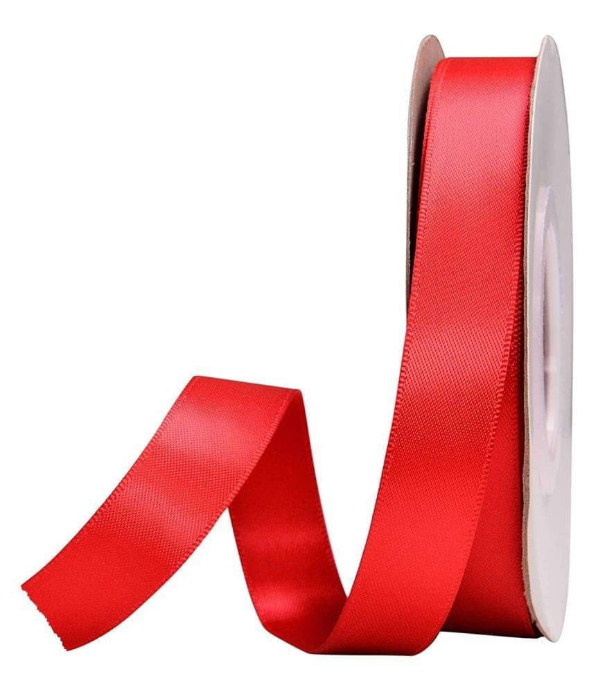     			PRANSUNITA Double Face Satin Ribbon , 1 inch Wide, 18 Yard Length for Wedding, Party Decoration, DIY Hair Accessories, Sewing, Gift Wrapping, Invitation Embellishments
