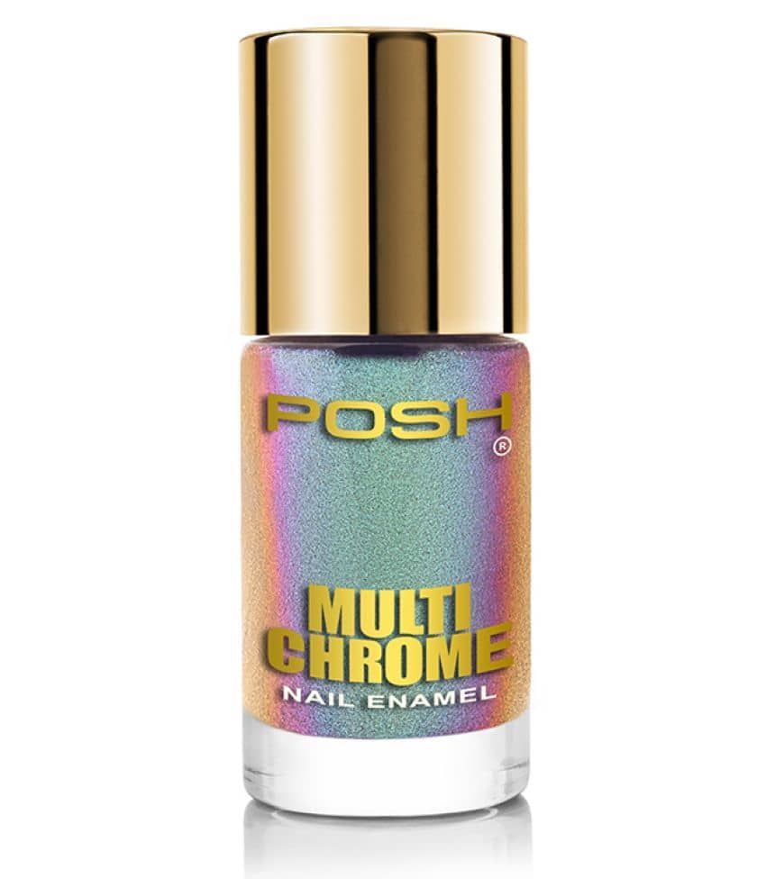 Posh - Multicolor Chrome Nail Polish ( Pack of 1 )