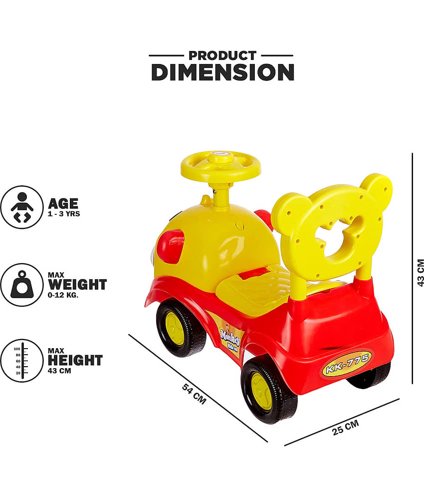 Dash Baby Toy Monkey Ride On Baby car Kids car Toy car