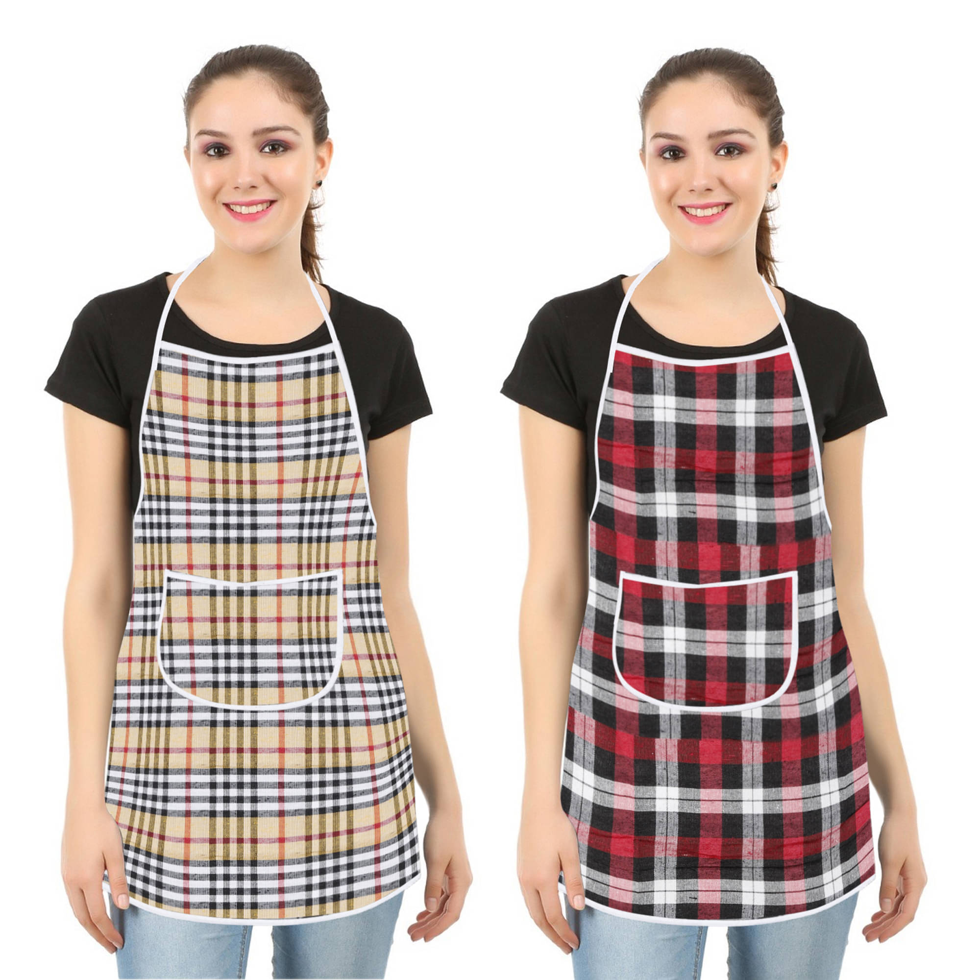     			E-Retailer Set of 2 Cotton Apron