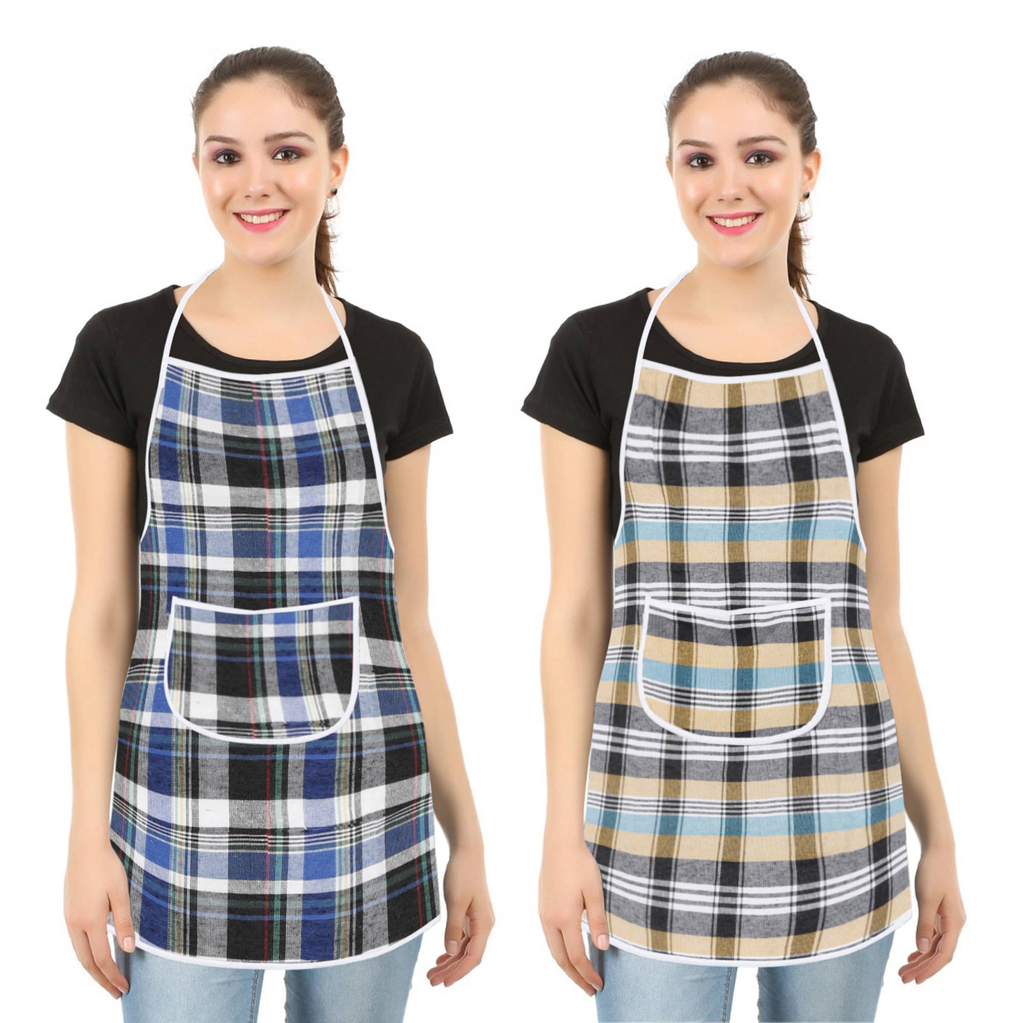     			E-Retailer Set of 2 Cotton Apron