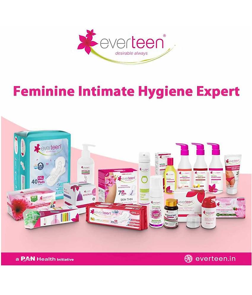 everteen RADIANCE Bikini Line Hair Remover Creme with Charcoal - 2 Packs (50g Each)