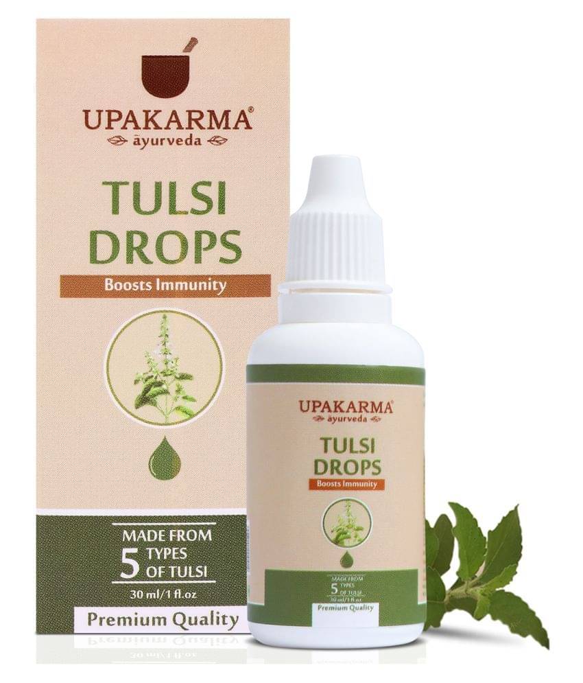 UPAKARMA Tulsi Drops Ayurvedic Drops to Immunity Liquid 30 ml Pack Of 1 UPAKARMA Tulsi Drops Ayurvedic Drops to Immunity Liquid 30 ml Pack Of 1