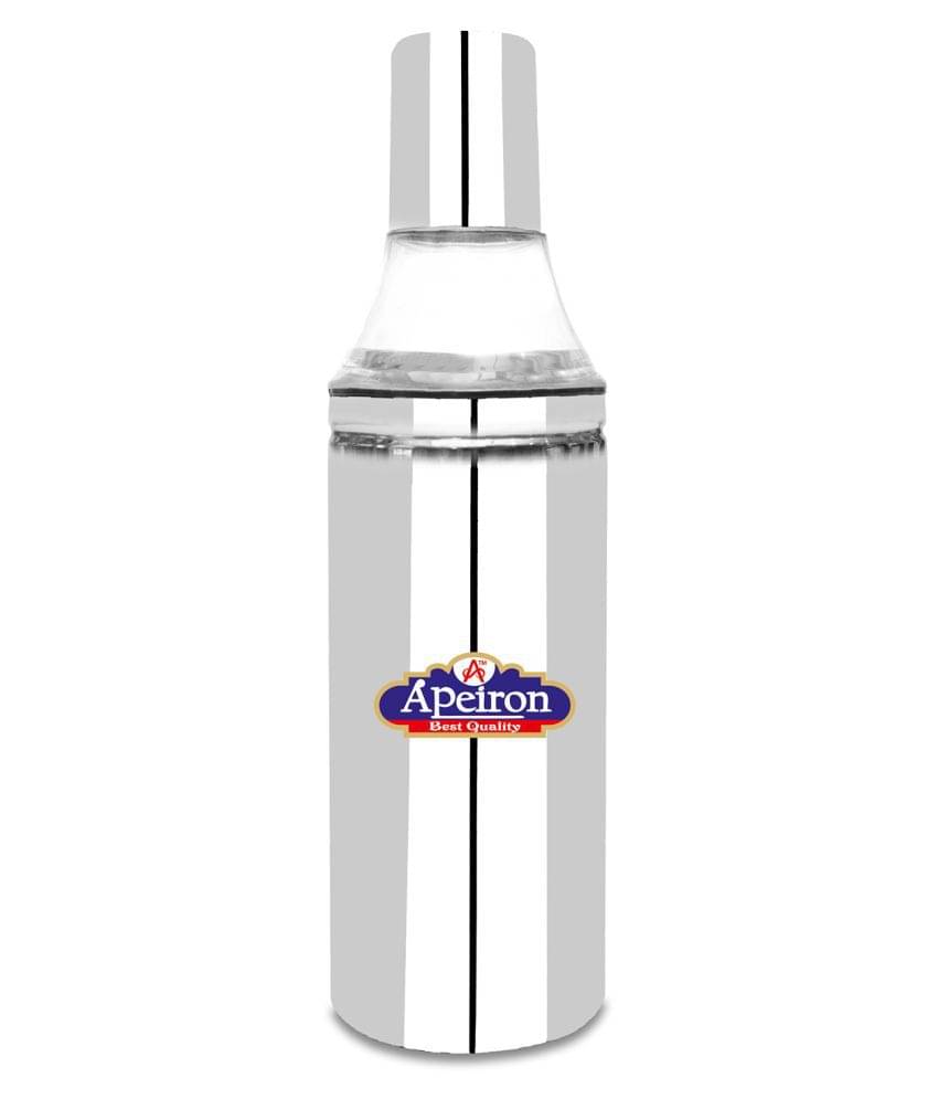     			APEIRON Steel Oil Container/Dispenser Set of 1 1000 mL
