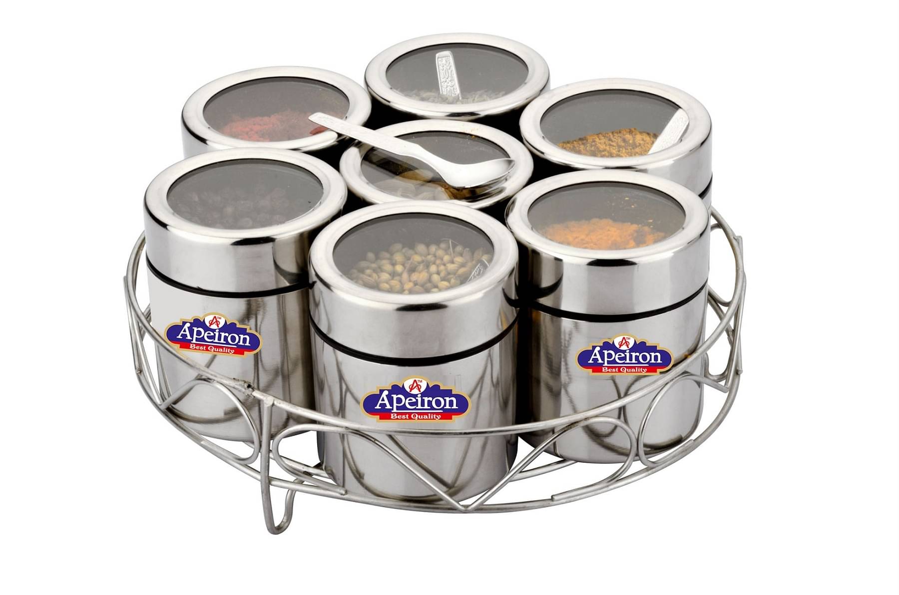     			APEIRON na Steel Food Container Set of 7 175 mL