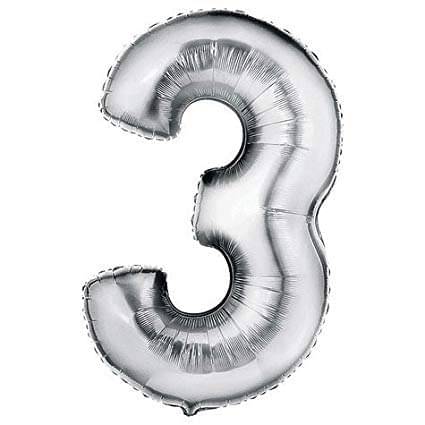     			Blooms Mall Special Foil Balloon (Number 3)