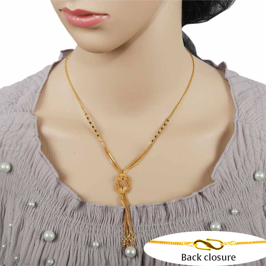 Darshini Designs Gold Plated Daily Wear Traditional Designs Mangalsutra Chain For Women with 18 Inches long Chain Darshini Designs Gold Plated Daily Wear Traditional Designs Mangalsutra Chain For Women with 18 Inches long Chain