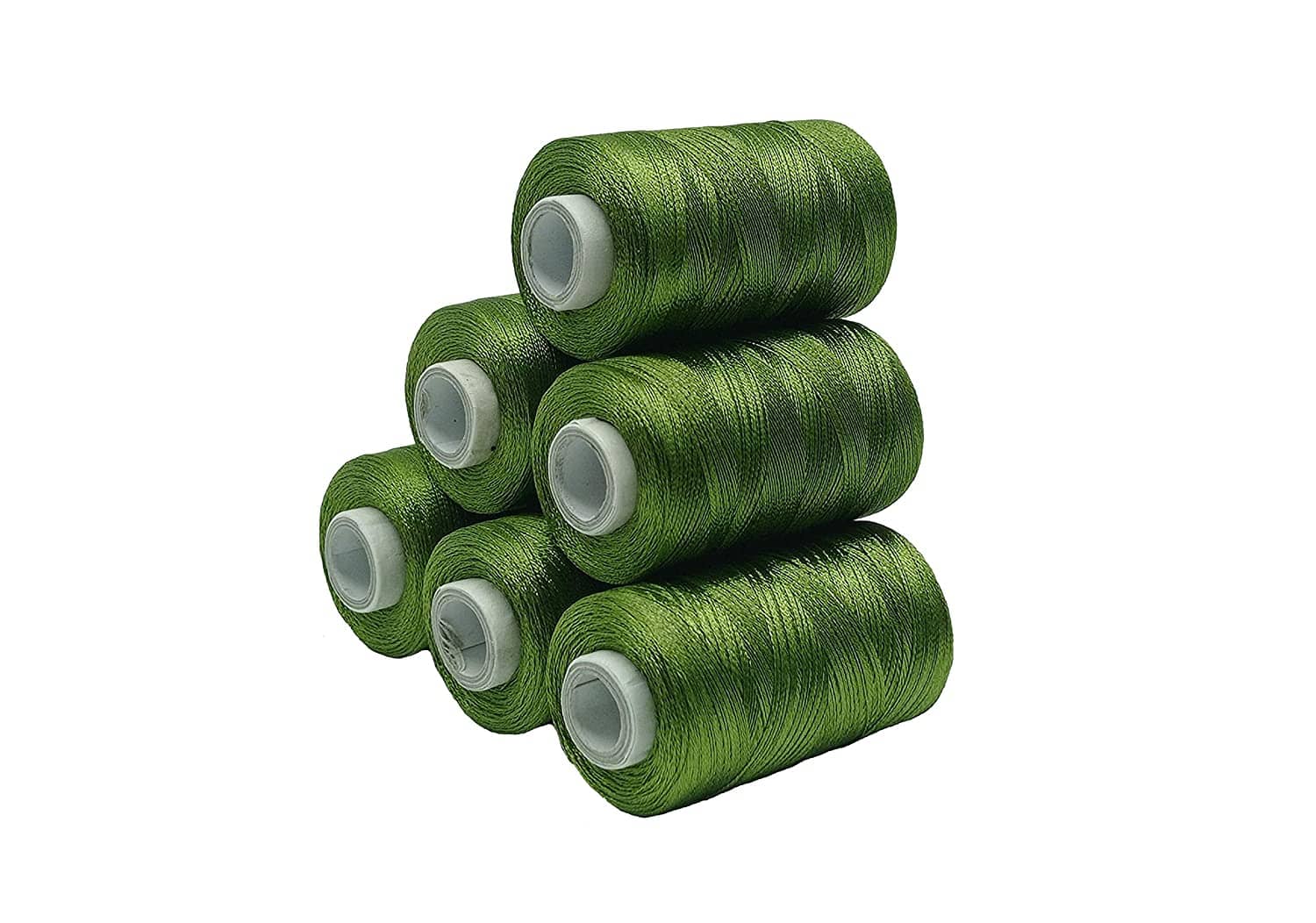 PRANSUNITA Polyster Silk (Resham) Twisted Hand & Machine Embroidery Shiny Thread ( Pack of 6 ) - Stationery | Buy online on ZillyBuy