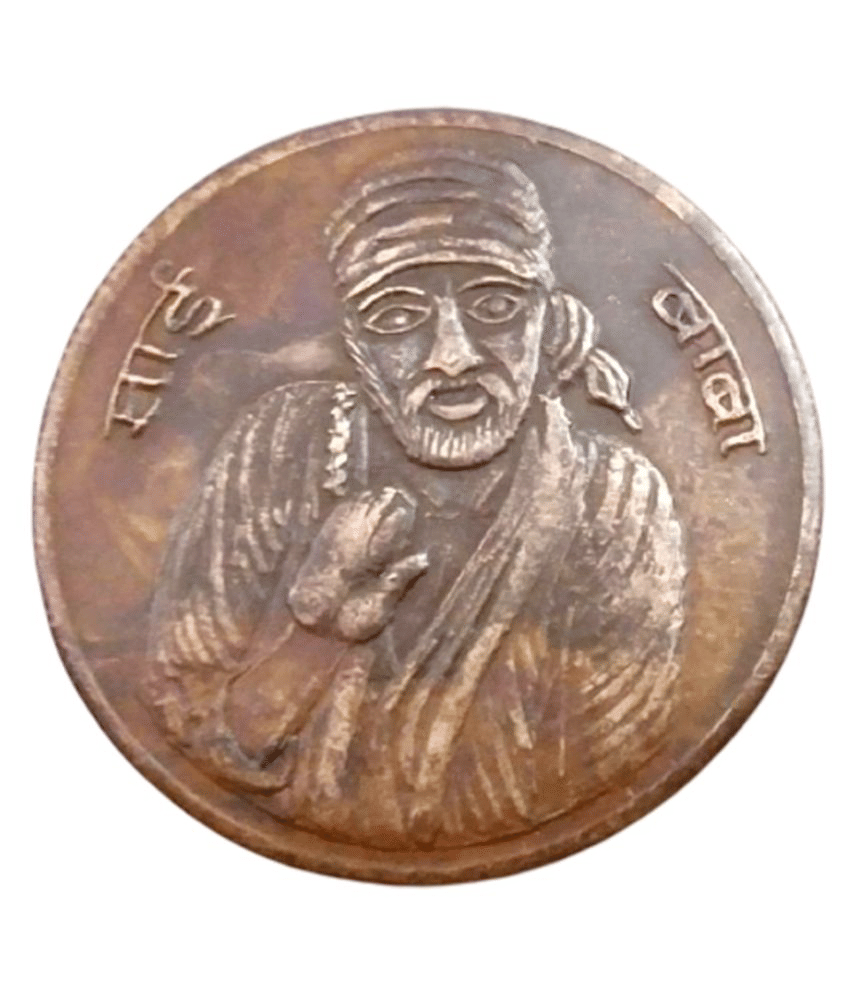 Sanjay Online Store - SAI BABA TEMPLE TOKEN ONE ANNA COIN 1 Numismatic Coins Sanjay Online Store - SAI BABA TEMPLE TOKEN ONE ANNA COIN 1 Numismatic Coins
