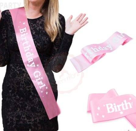     			Blooms  Birthday Princess sash For Girls