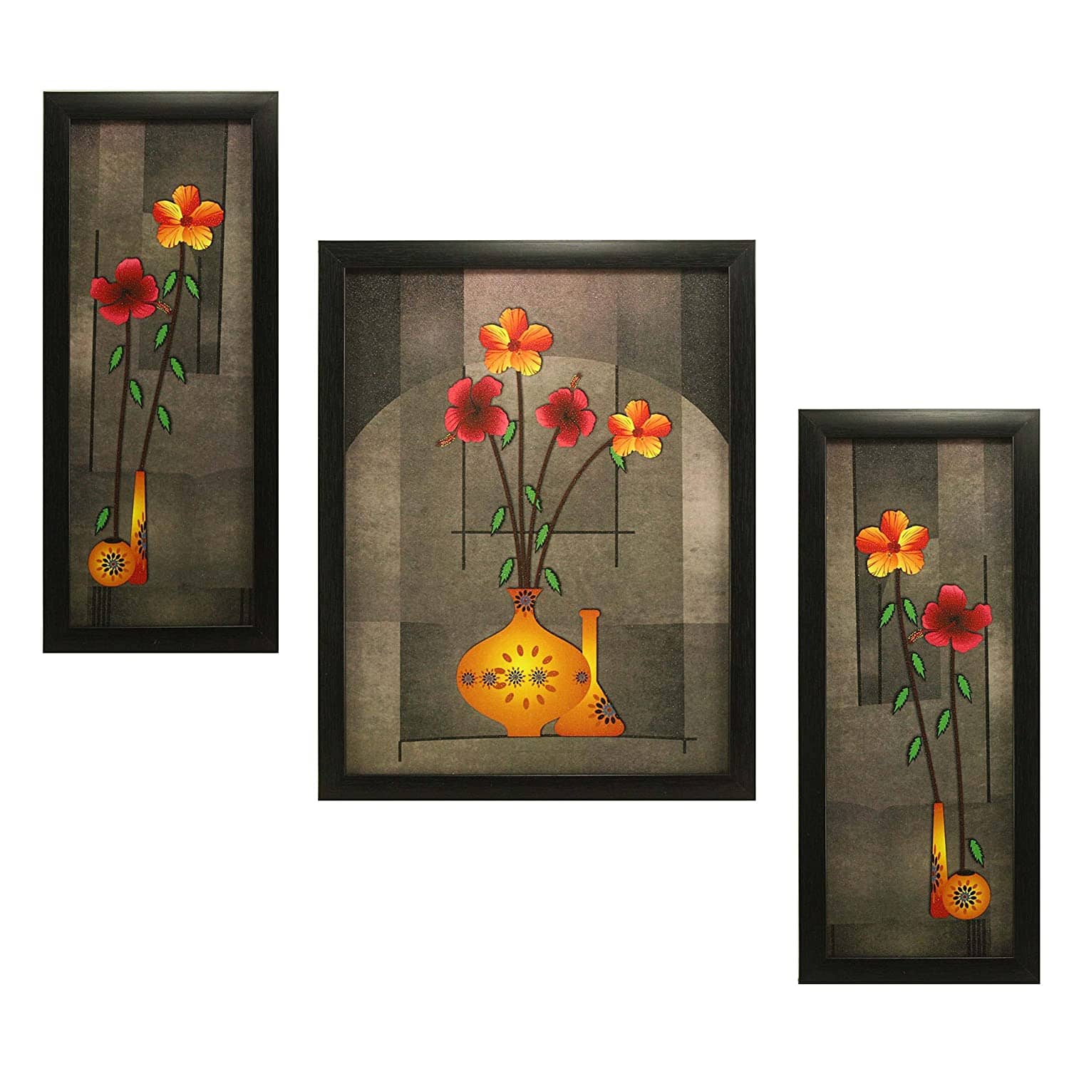 Indianara - Floral Painting With Frame